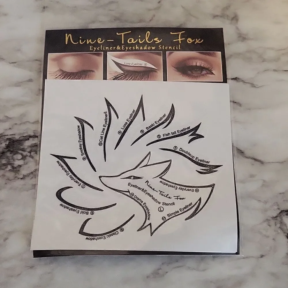 Precision Eyeliner & Eyeshadow Stencil Kit 2 Pack ( 24 stickers )